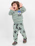 Pawsome Adventure Fleece Suit (Misty Mint)